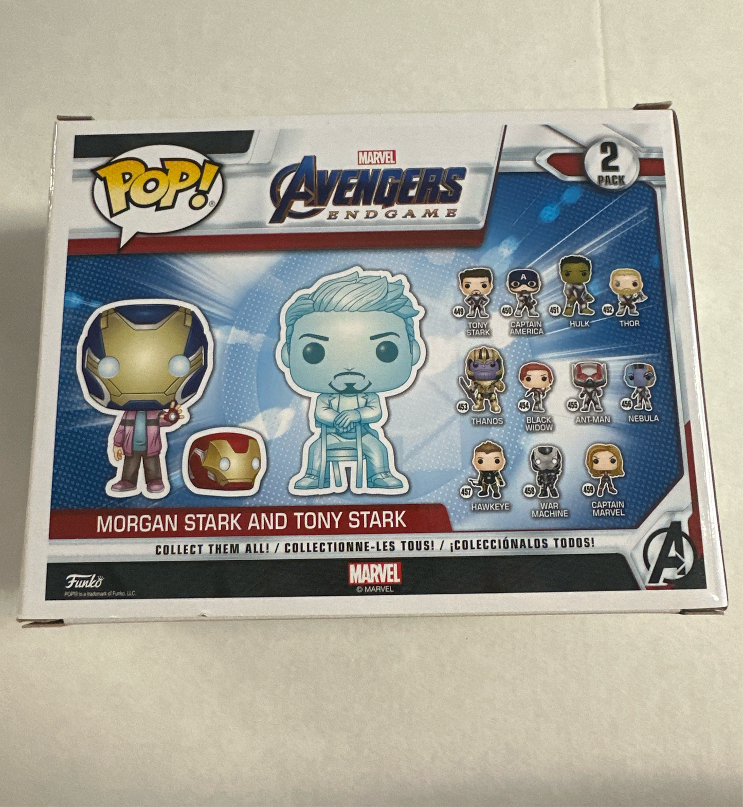 MARVEL AVENGERS ENDGAME 2PK EXCLUSIVE FUNKO (2020, EXCELLENT CONDITION)