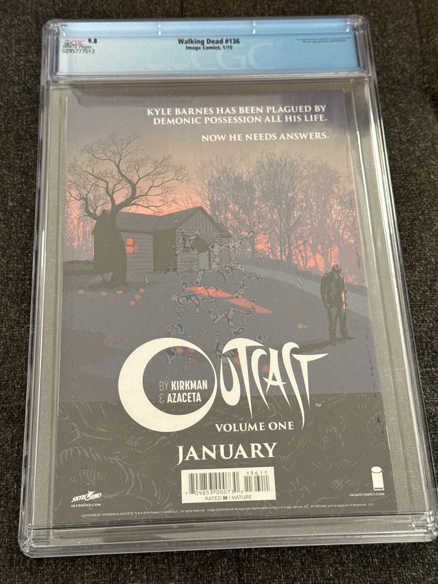 IMAGE COMICS WALKING DEAD #136 CGC 9.8