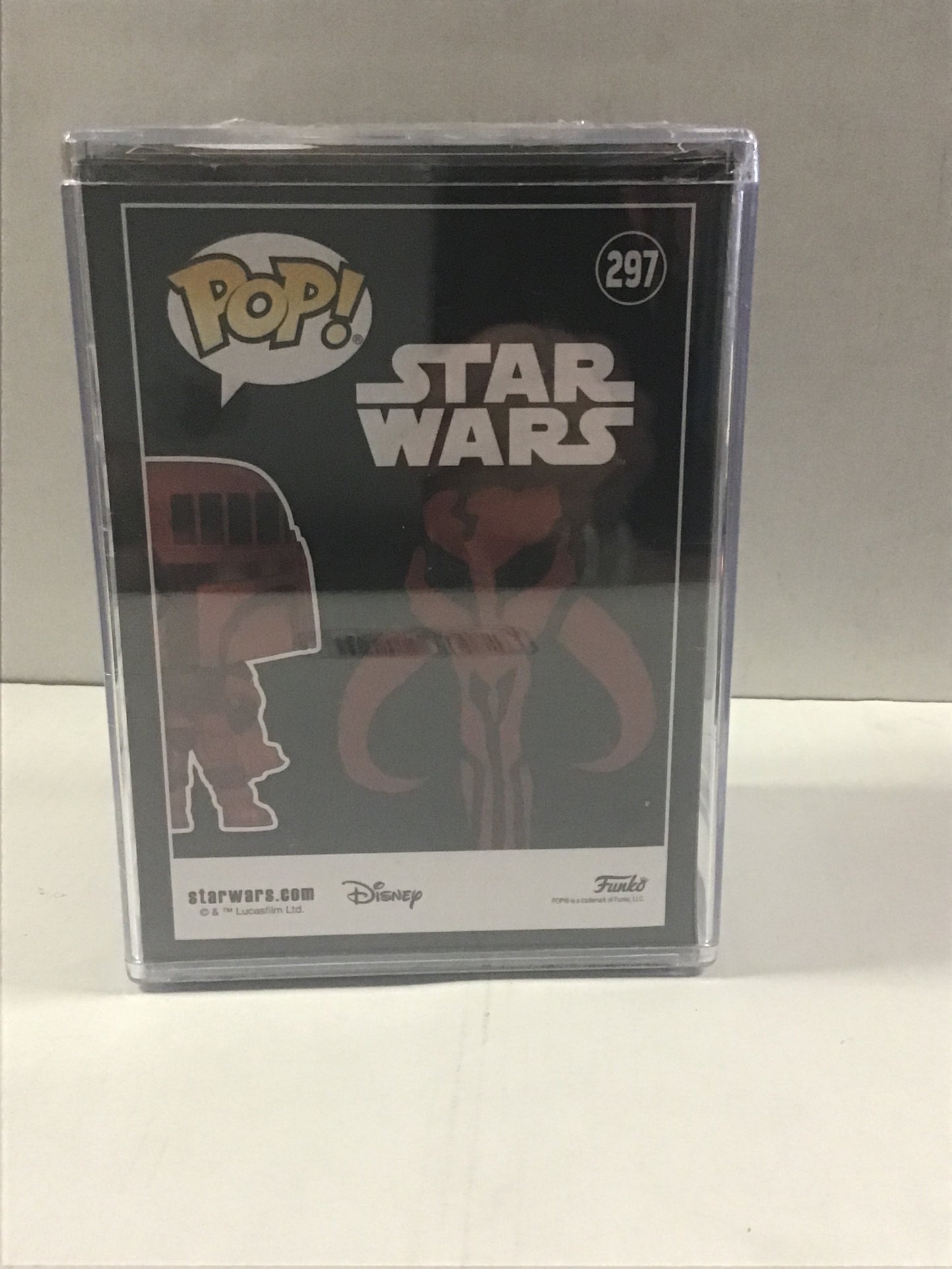 FUNKO POP STAR WARS #297 BOBA FETT LIMITED EDITION (2020 ANAHEIM WONDERCON EXCLUSIVE) ~ SEALED IN HARD PROTECTOR!