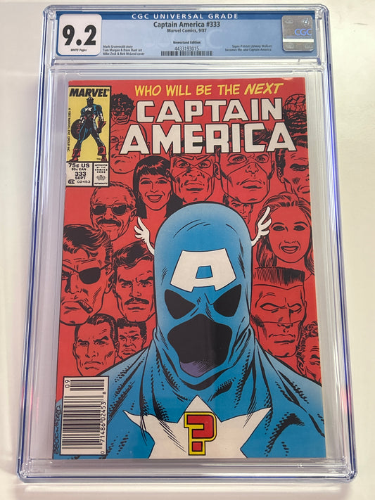 MARVEL COMICS CAPTAIN AMERICA #30 NEWSSTAND CGC 9.2 WP