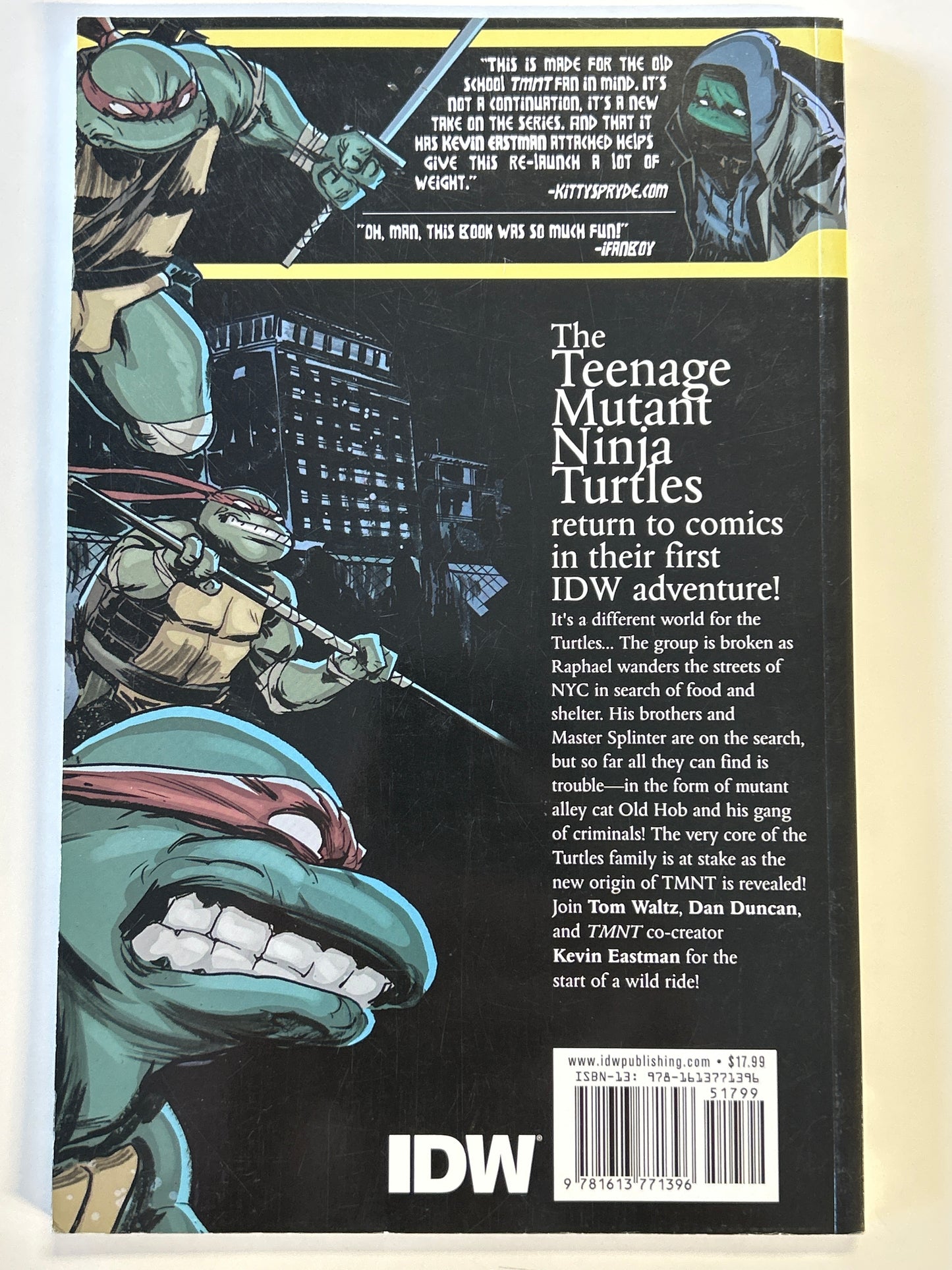 IDW TEENAGE MUTANT NINJA TURTLES: CHANGE IS CONSTANT VOL. 1 TRADE PAPERBACK