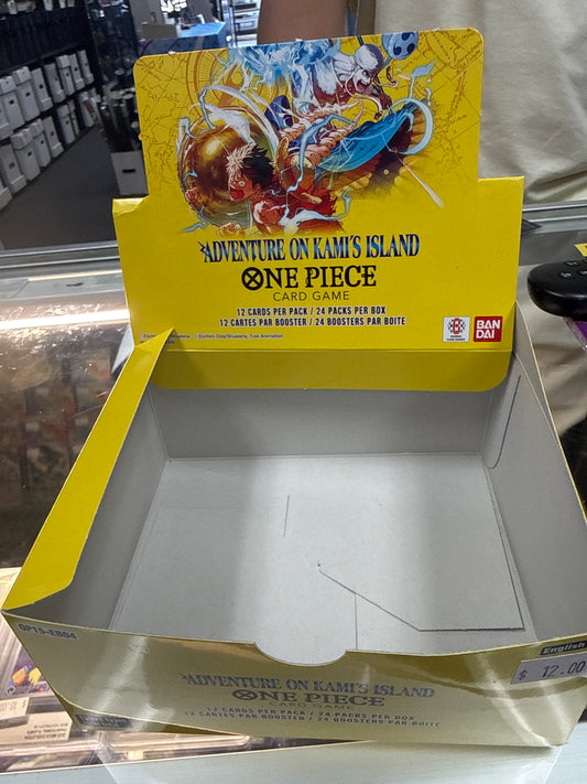 ONE PIECE ENGLISH VER ADVENTURE ON KAMIS ISLAND BOOSTER PACK OP15 BOX
