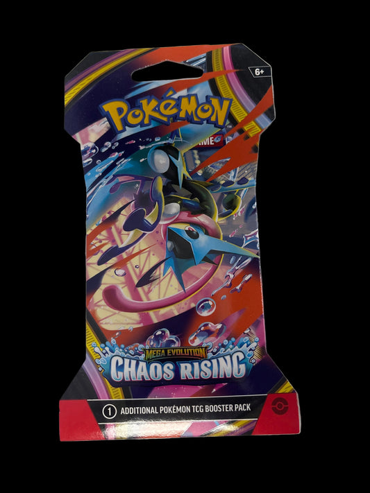 POKEMON MEGA EVOLUTION CHAOS RISING HANGER PACK