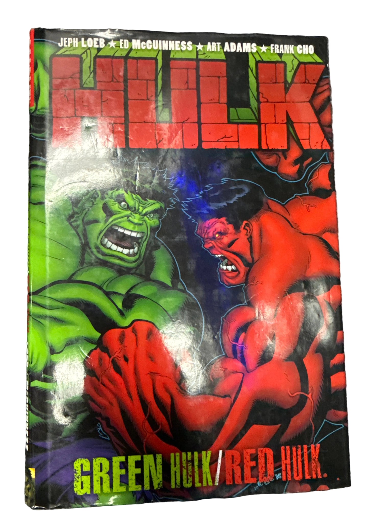 MARVEL COMICS HULK GREEN HULK/RED HULK HARDCOVER JEPH LOEB