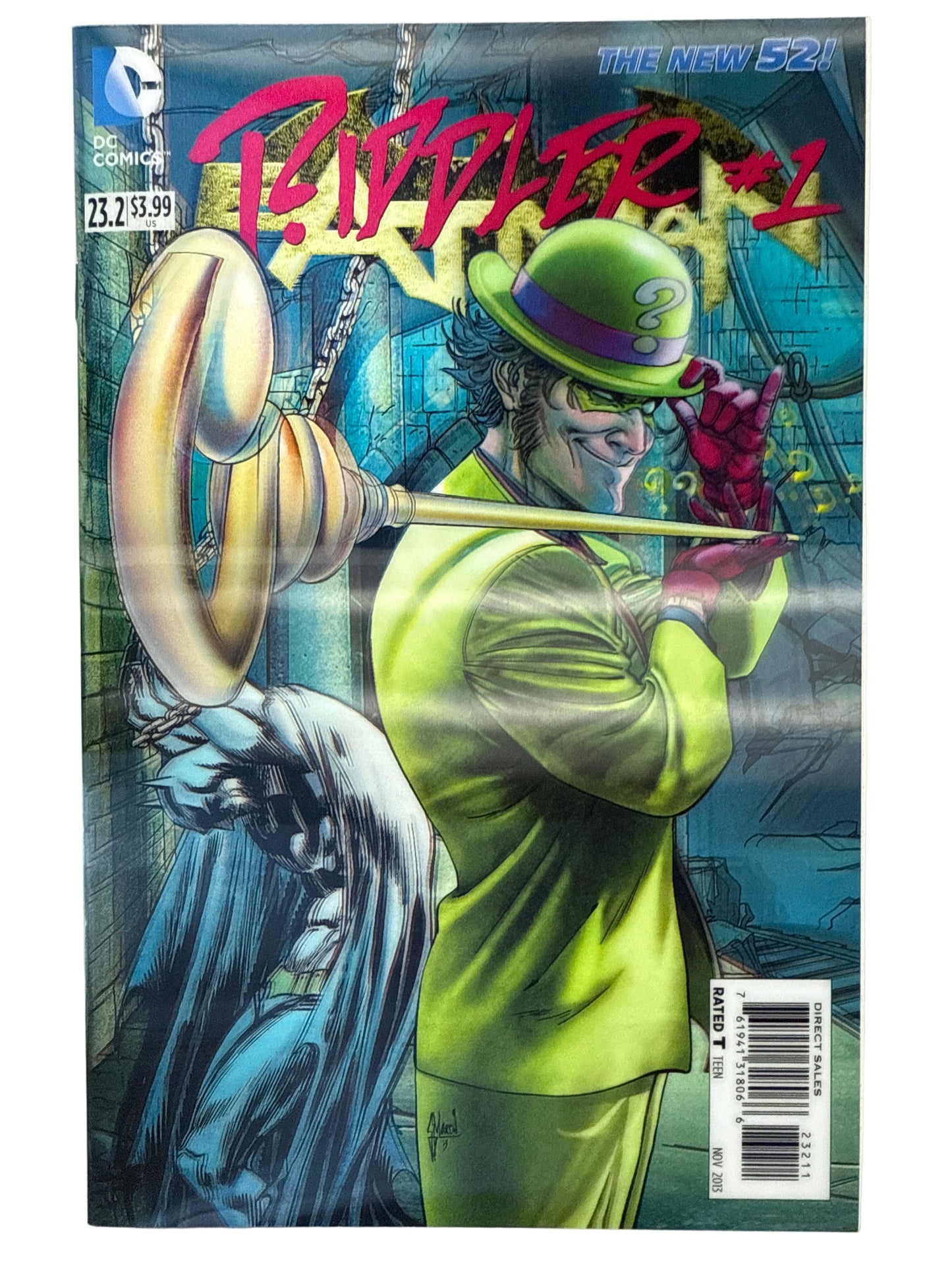 DC COMICS NEW 52 RIDDLER # 1 LENTICULAR COVER FANTASTIC CONDITION