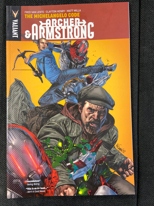 VALIANT ARCHER AND ARMSTRONG VOL 1 THE MICHELANGELO CODE