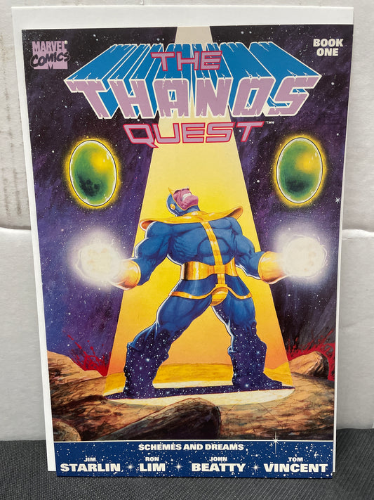 THE THANOS QUEST #1 NEWSSTAND (1980, KEY!) NM+/MINT STUNNER! 1st PRINT! CGC ME!