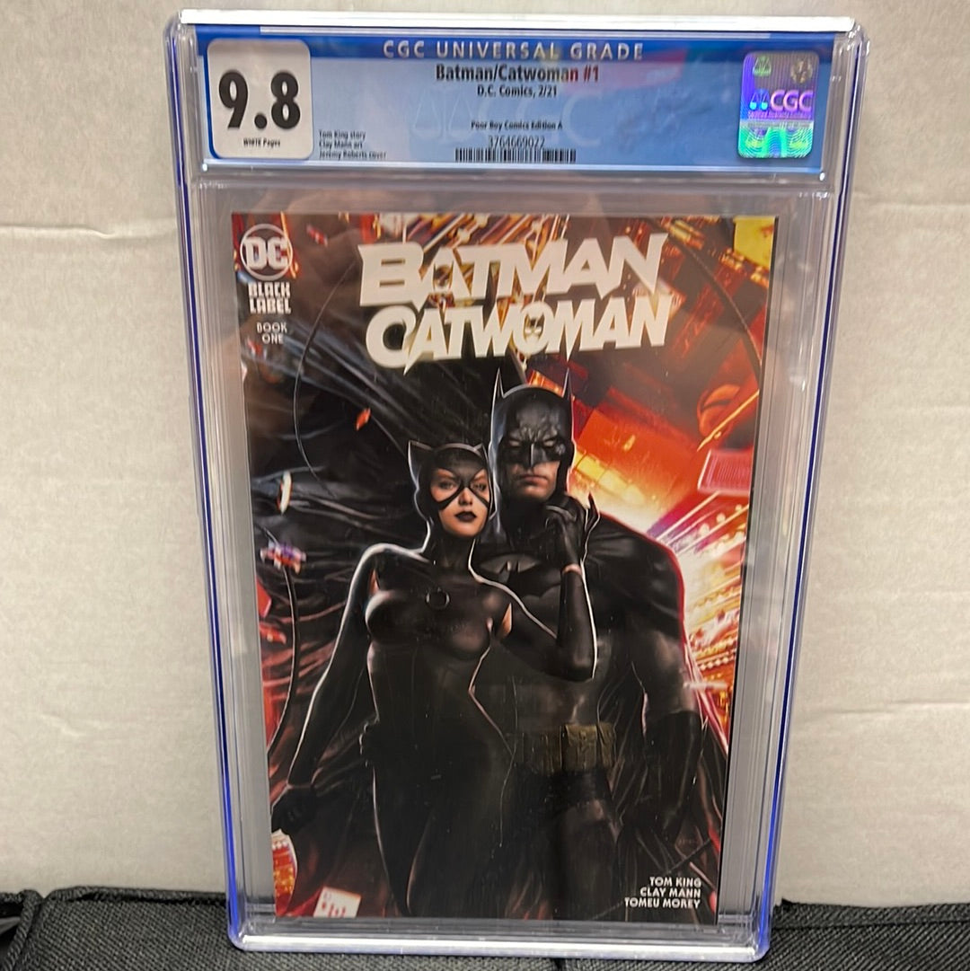 DC COMICS BATMAN CATWOMAN #1 CGC 9.8 POOR BOY COMICS EDITION B