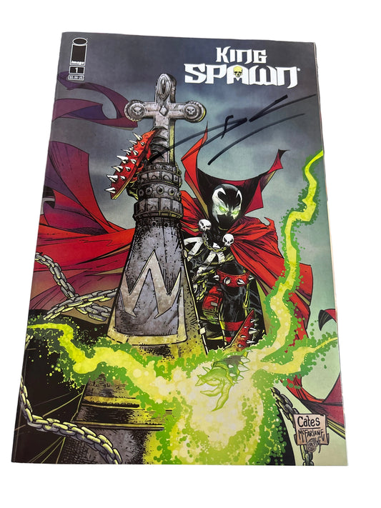 IMAGE KING SPAWN #1 SIGNED BY DONNY CATES WITH COA