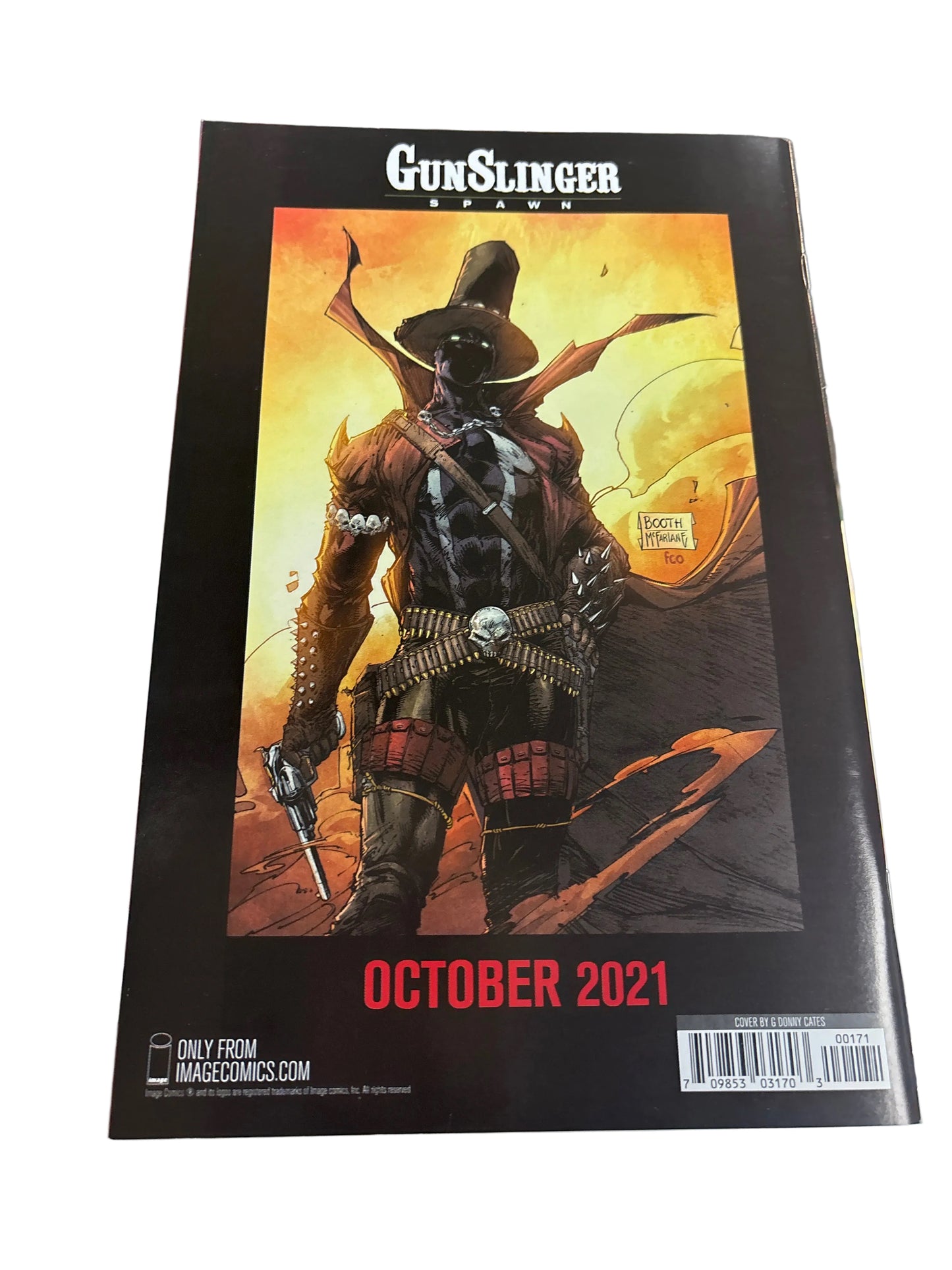 IMAGE KING SPAWN #1 SIGNED BY DONNY CATES WITH COA