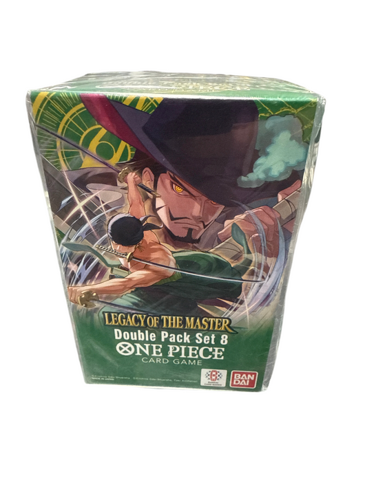 BANDAI ONE PIECE TCG LEGACY OF THE MASTER DOUBLE PACK SET 8