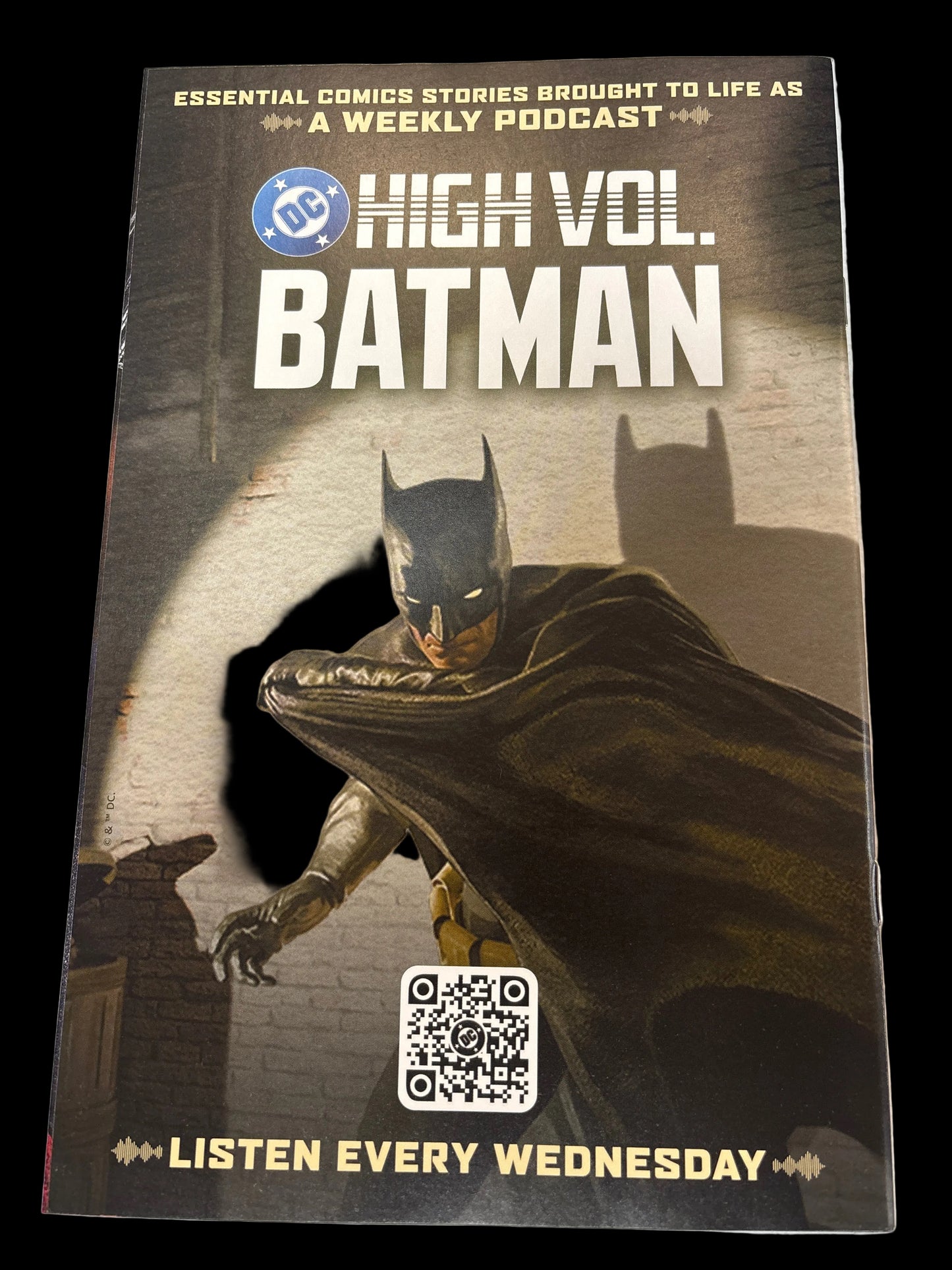 DC COMICS IMMORTAL LEGEND BATMAN #1 VARIANT COVER SIGNED BY KYLE HIGGENS