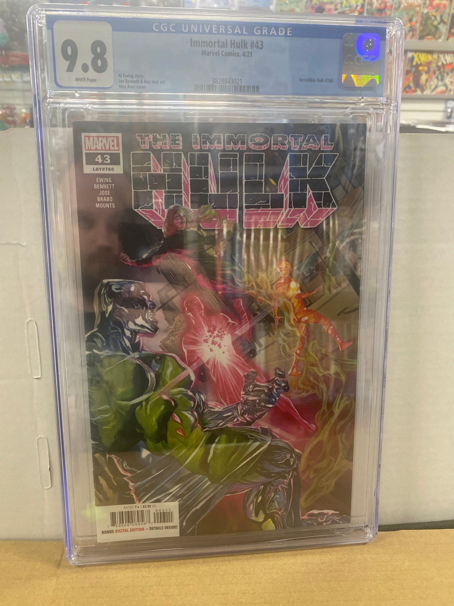 MARVEL COMICS IMMORTAL HULK #43 (2021) CGC 9.8 WP