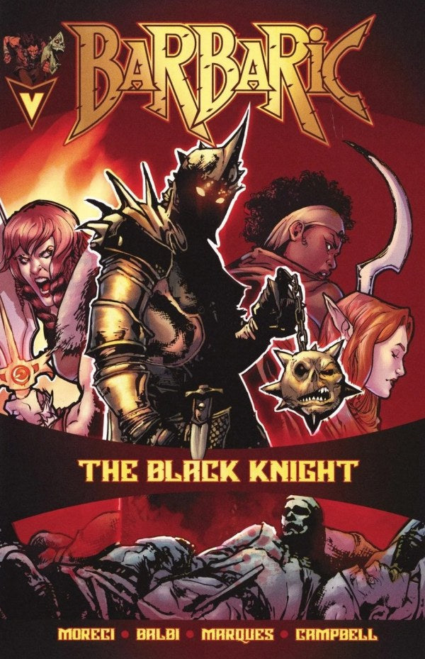 VAULT COMICS BARBARIC THE BLACK KNIGHT #1