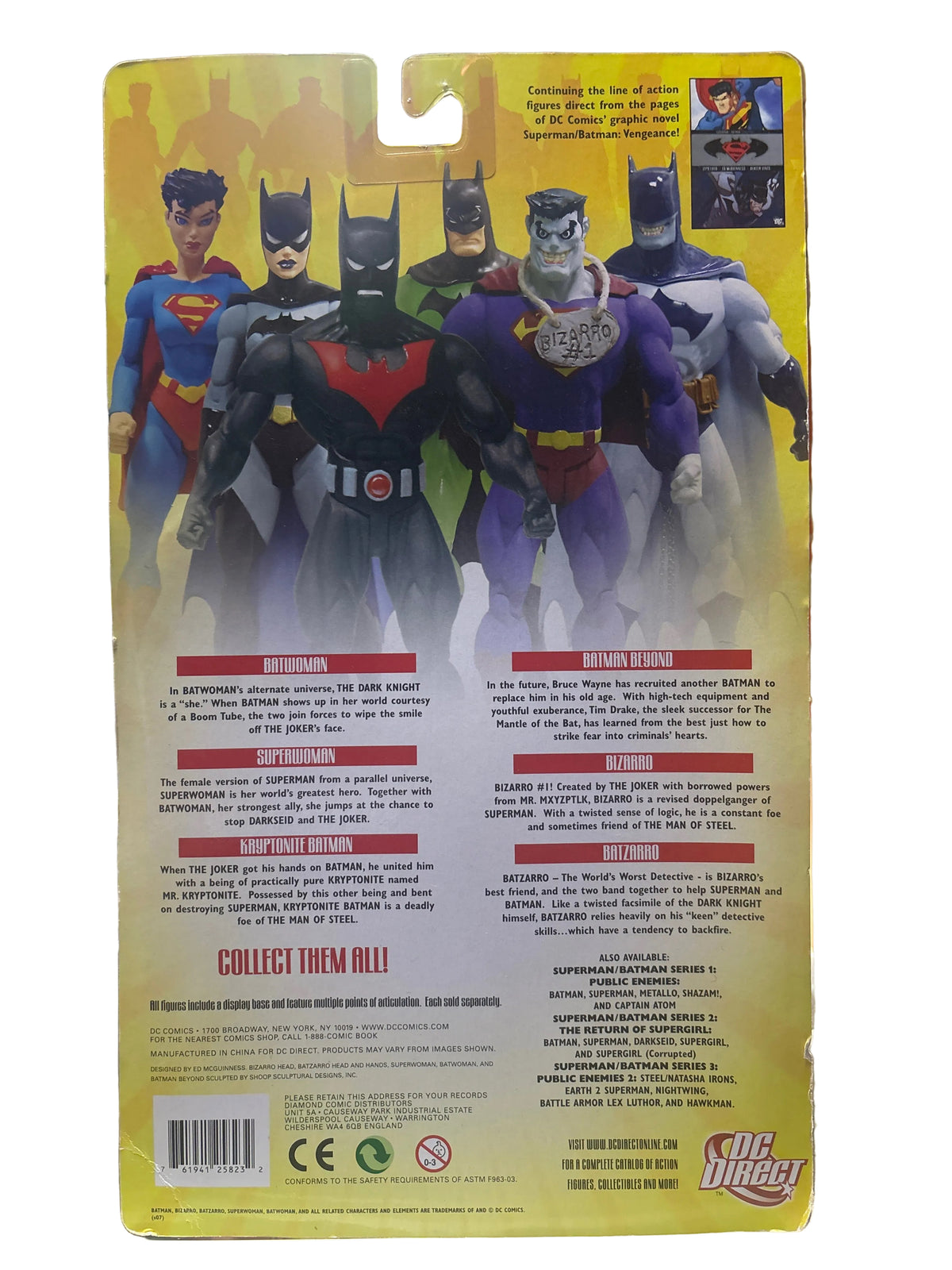 DC DIRECT SUPERMAN/BATMAN VENGEANCE ACTION FIGURES SERIES 4 BIZARRO