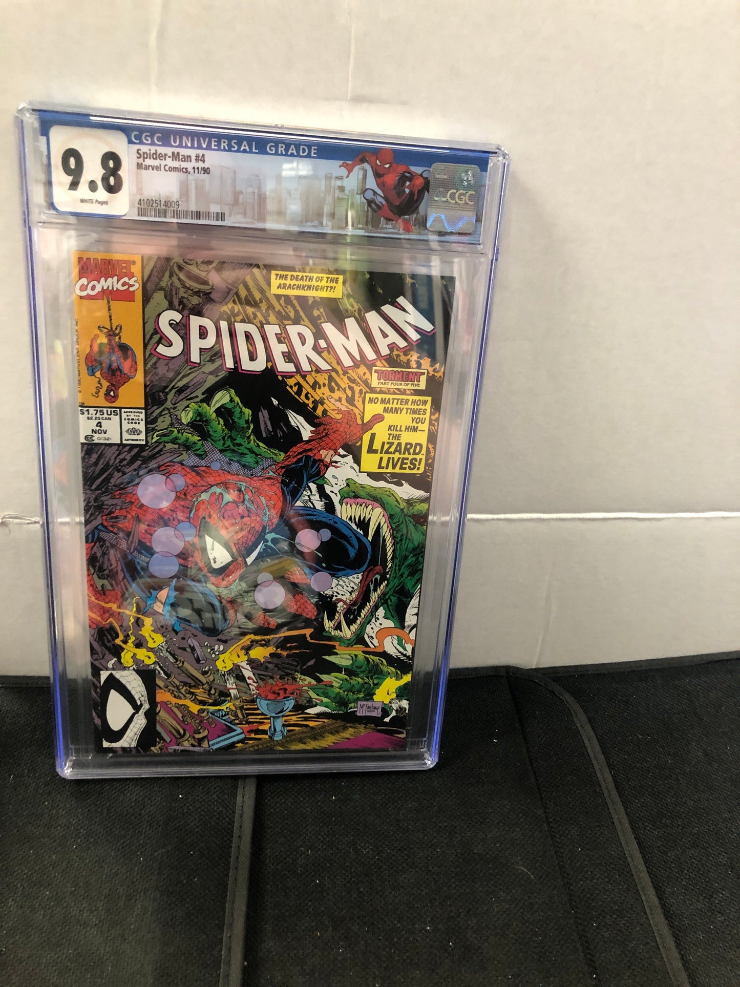 MARVEL COMICS SPIDER-MAN #4 (1990) CGC 9.8 WP