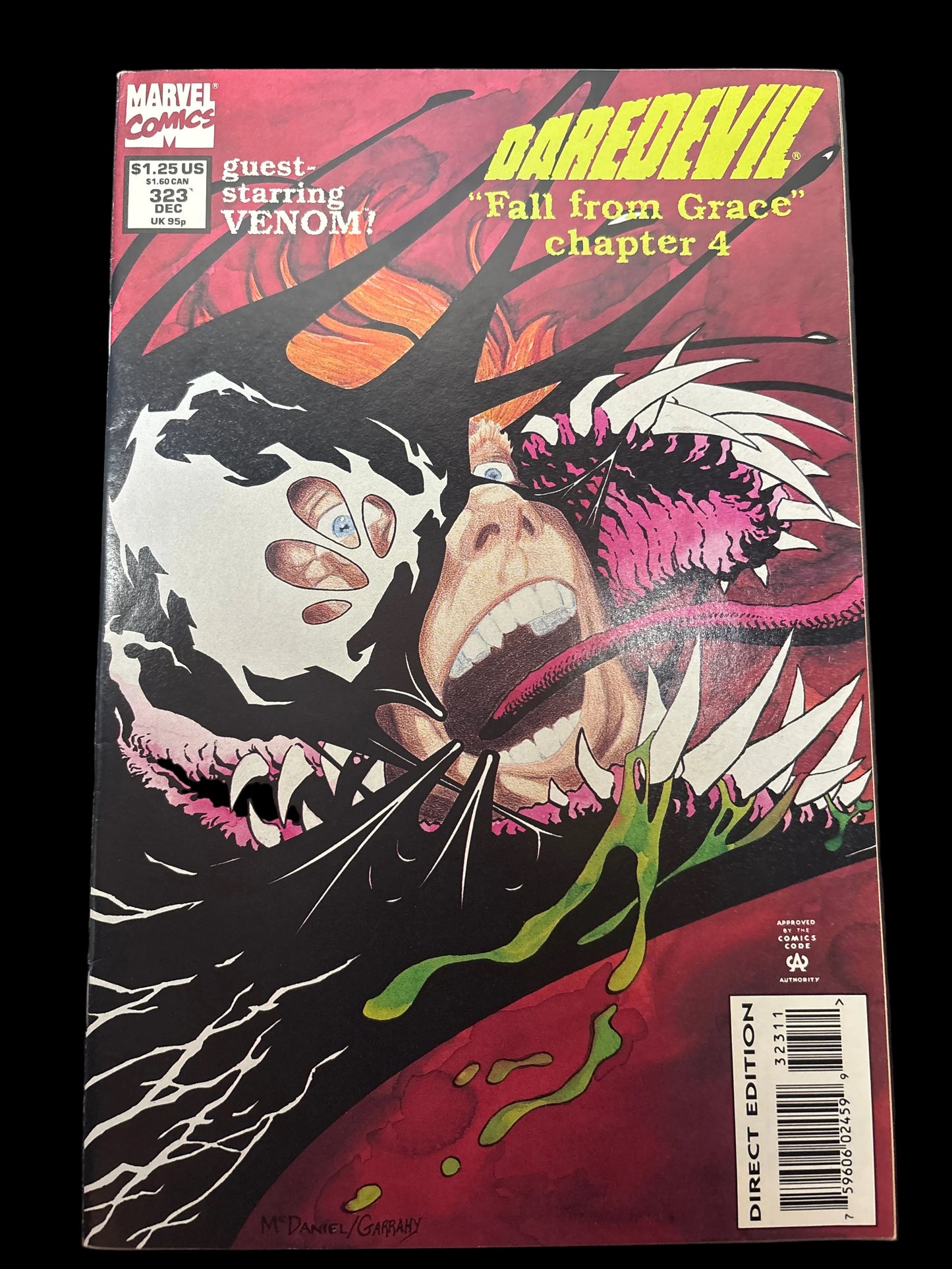 MARVEL COMICS DAREDEVIL #323 GUEST STARRING VENOM