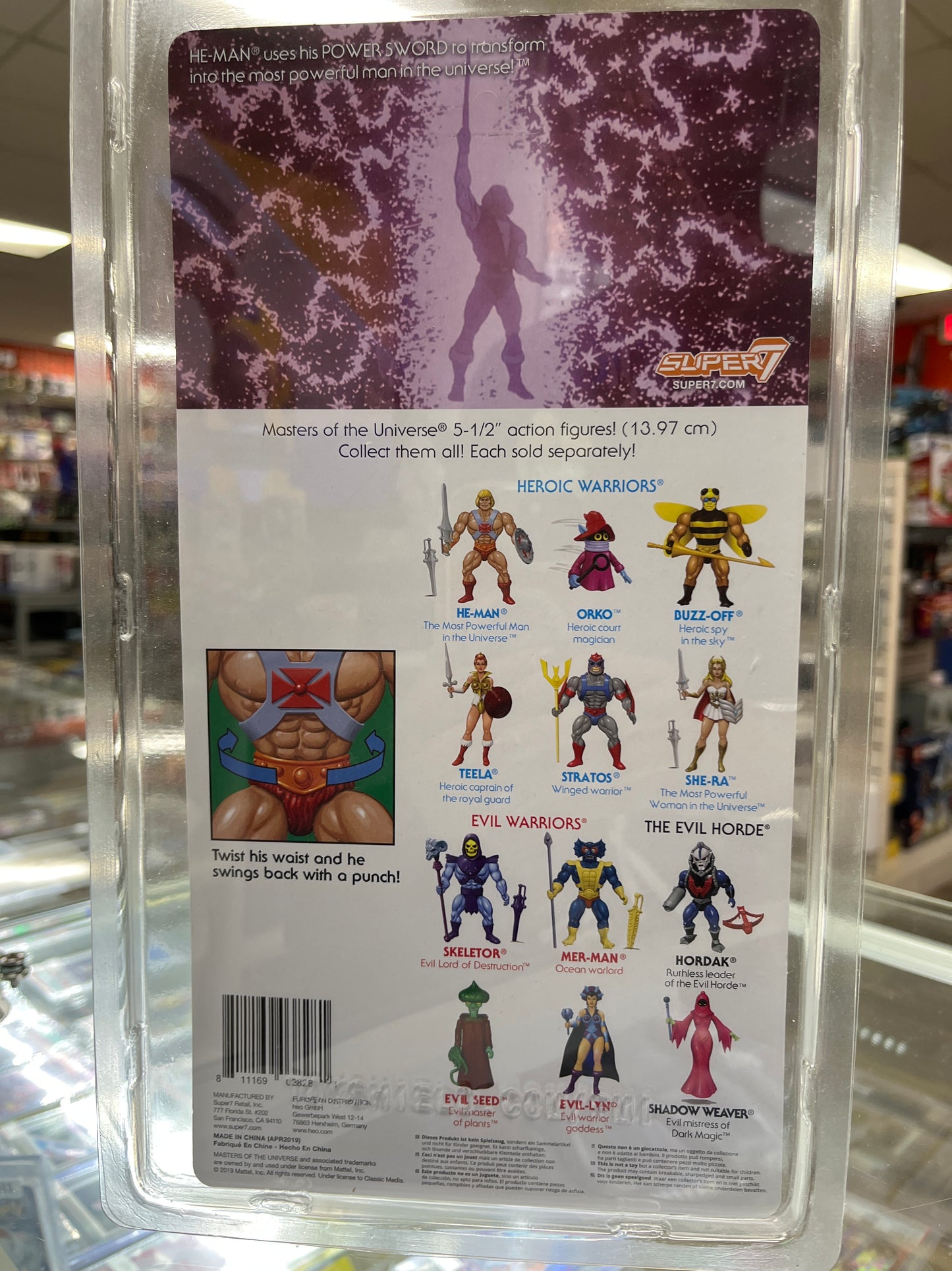 MASTERS OF THE UNIVERSE TRANSFORMING HE-MAN