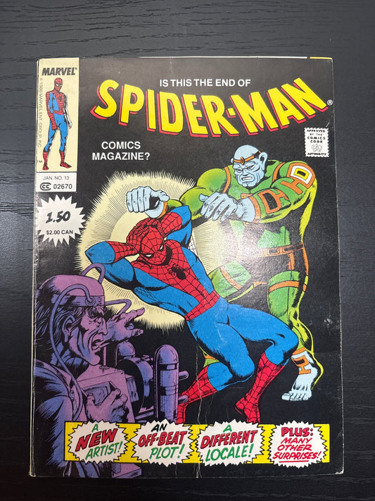 MARVEL IS THIS THE END OF SPIDER-MAN #13 ASHCAN