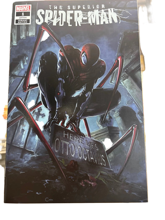 MARVEL THE SUPERIOR SPIDER-MAN #1 CLAYTON CRAIN TRADE DRESS VARIANT 1/1500 WITH COA