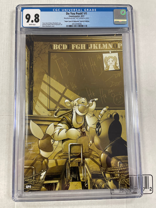 DO YOU POOH? #1 CGC 9.8 (2017,  GOLD ARTIST PROOF #4