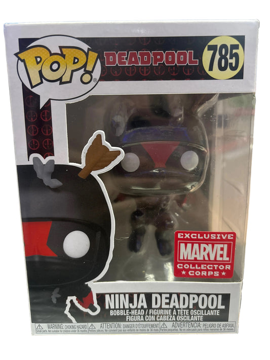 FUNKO POP MARVEL NINJA DEADPOOL 785 EXCLUSIVE MARVEL COLLECTOR CORPS