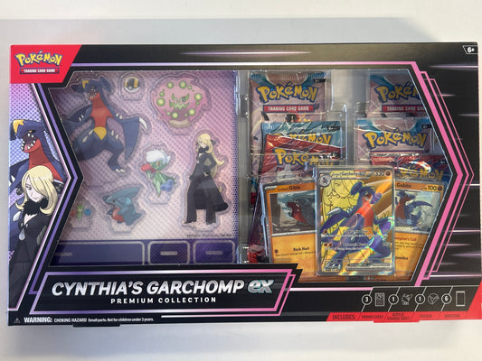 POKEMON TCG CYNTHIA’S GARCHOMP EX PREMIUM COLLECTION BOX