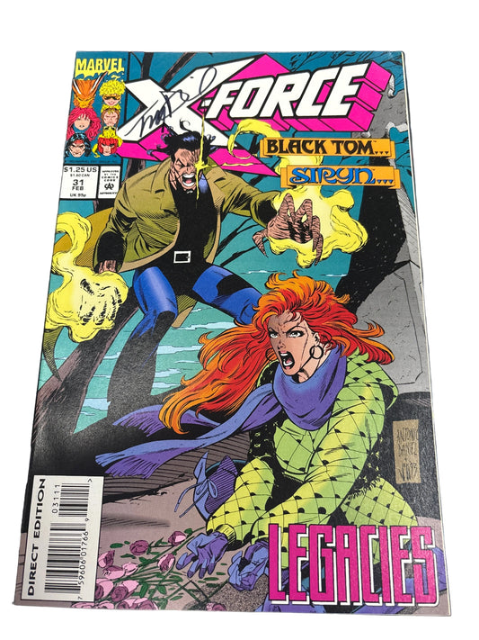 MARVEL X-FORCE #31 SIGNED BY TONY S. DANIEL WITH COA