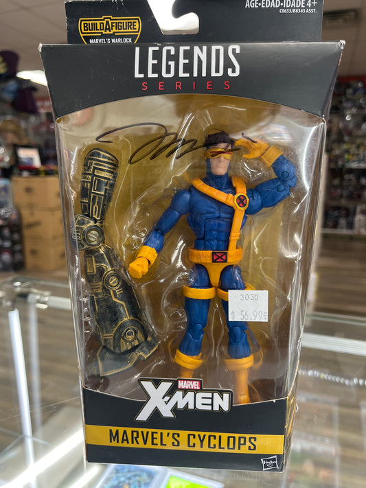 X-MEN ACTION FIGURE MARVEL’S CYCLOPS SIGNED BY JIM LEE