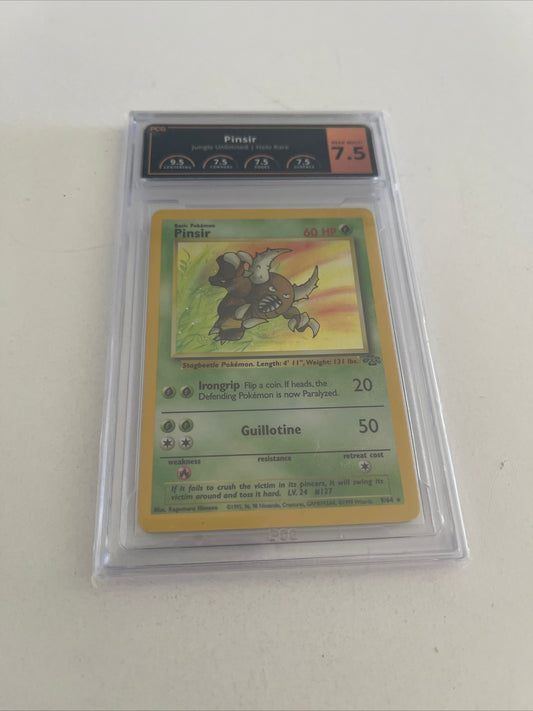 POKEMON JUNGLE UNLIMITED PINSIR HOLO PCG 7.5