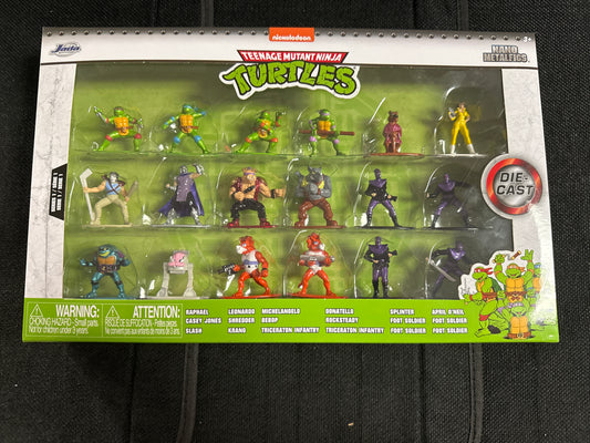 TEENAGE MUTANT NINJA TURTLES SERIES 1 (JADA & NICKOLODEON DIE-CAST, NANO METALFIGS)