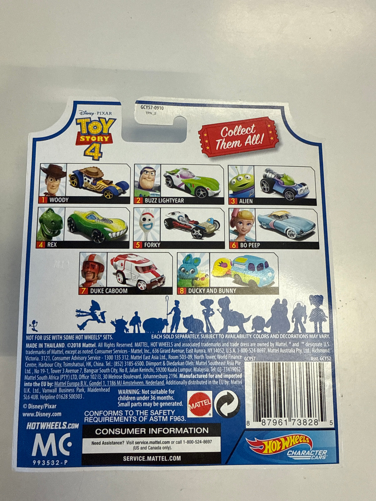 HOT WHEELS TOY STORY 4 FORKY