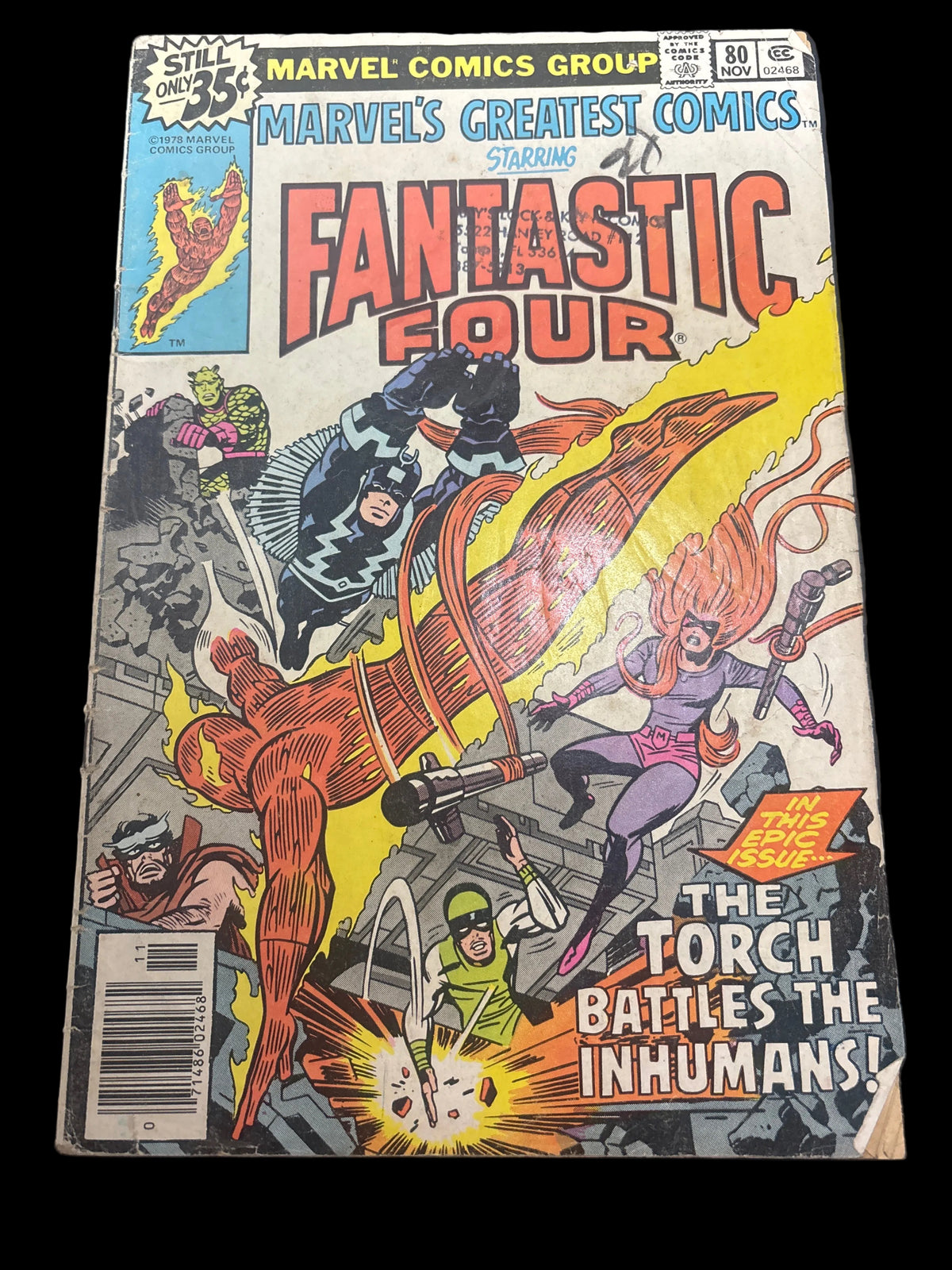 MARVEL COMICS GROUP MARVELS GREATEST COMICS STARRING FANTASTIC FOUR #80 NEWSSTAND