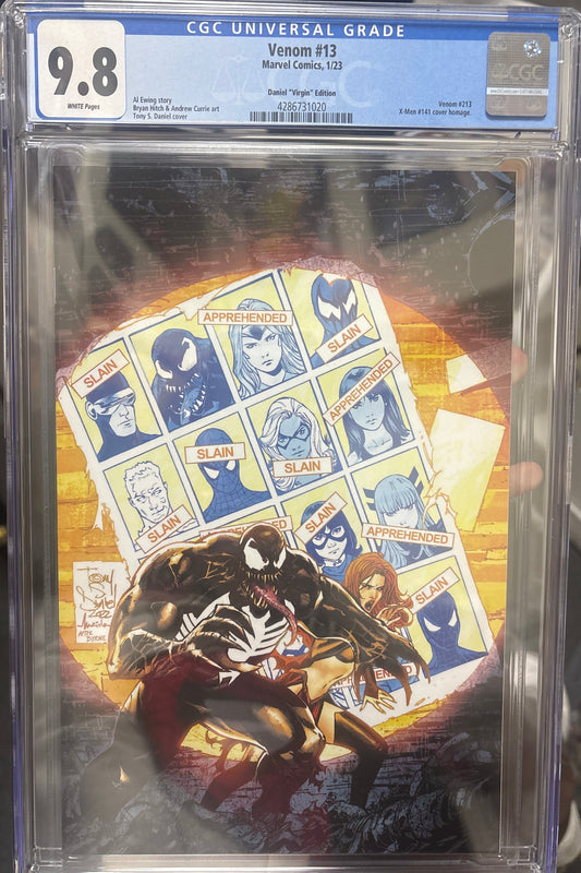 CGC 9.8 VENOM #13 WHITE PAGES