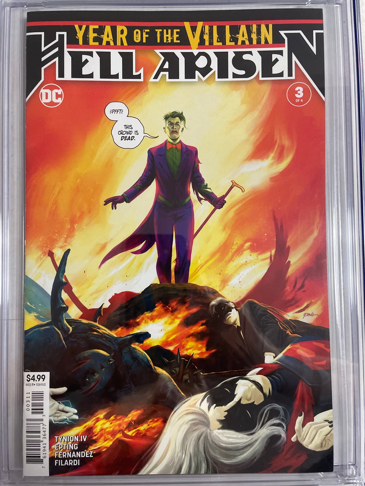 YEAR OF THE VILLAIN: HELL ARISEN #3 CGC 9.6 (2020, DC BIG KEY COMIC) 1st APPEARANCE OF PUNCHLINE!