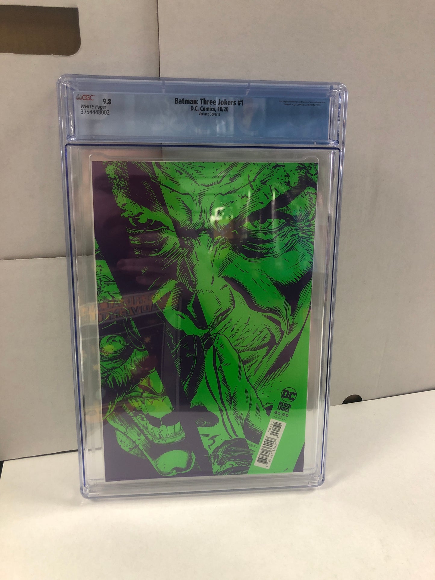 DC COMICS BATMAN THREE JOKERS #1 (2020) VARIANT COVER B CGC 9.8 WP