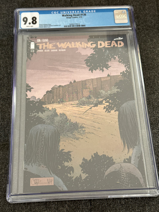 IMAGE COMICS WALKING DEAD #136 CGC 9.8
