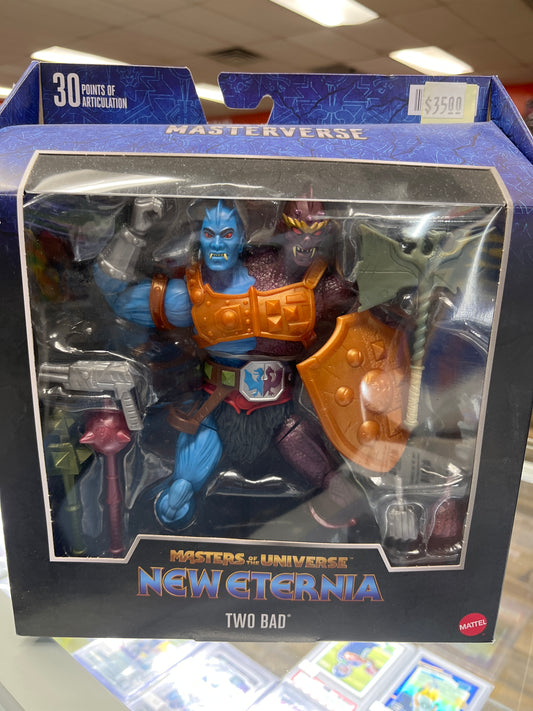 MATTEL MASTERS OF THE UNIVERSE NEW ETERNIA TWO BAD ACTION FIGURE