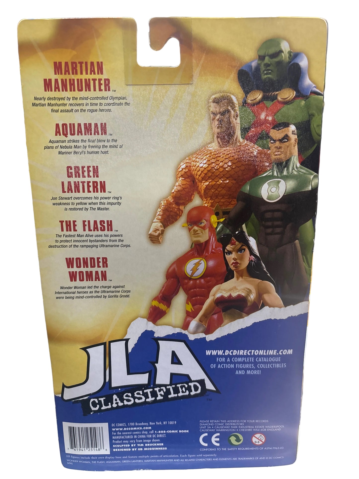 SERIES 1 JLA CLASSIFIED ACTION FIGURES MARTIAN MANHUNTER