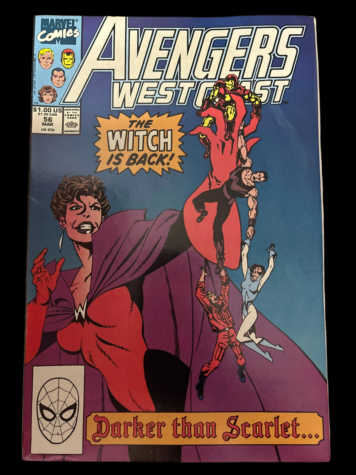 MARVEL COMICS AVENGERS WEST COAST #56