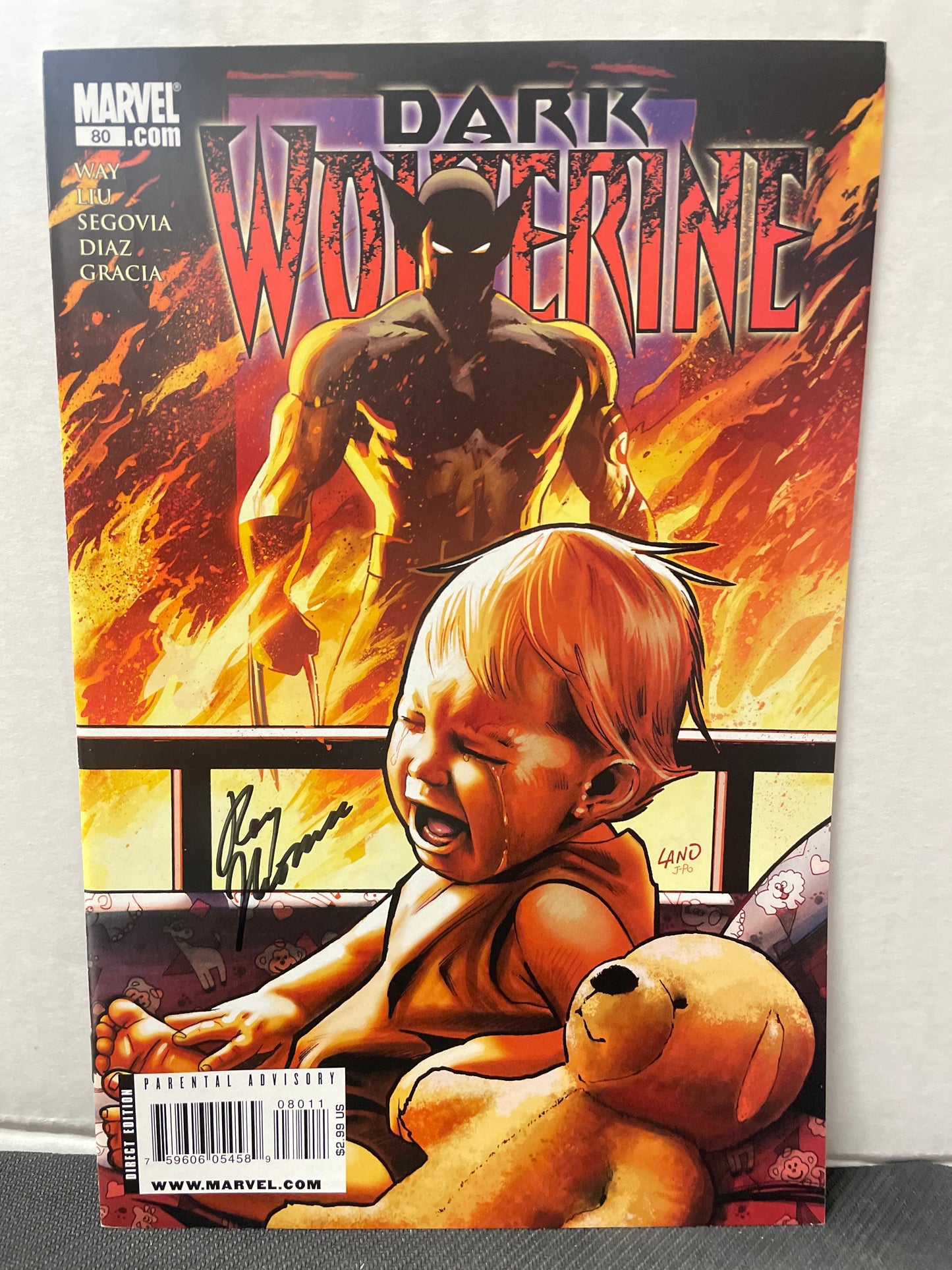 DARK WOLVERINE #80 NM+ (2010 KEY COMIC SIGNED BY ROY THOMAS!! W/COA)