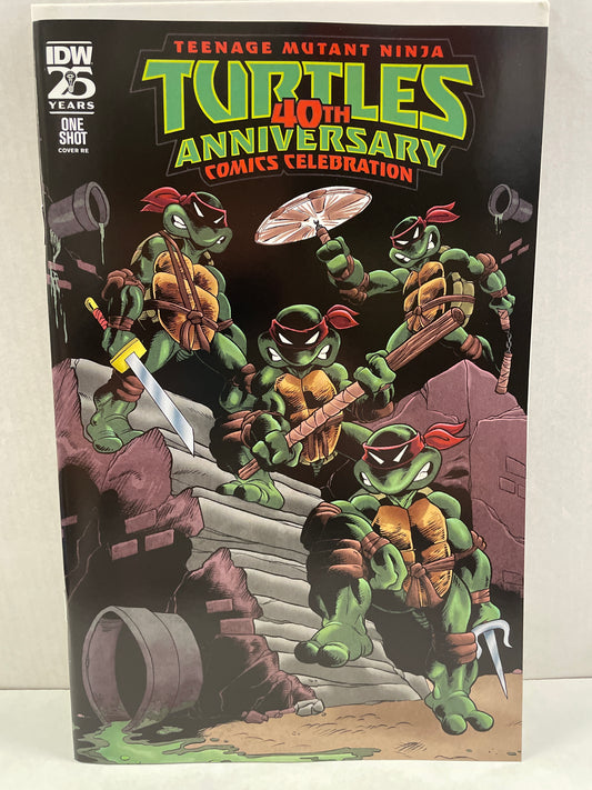 TEENAGE MUTANT NINJA TURTLES 40th ANNIVERSARY COMICS CELEBRATION ONE-SHOT (2024, AARON HAZOURI 1/500 LIMITED EDTION VARIANT!!) NM+