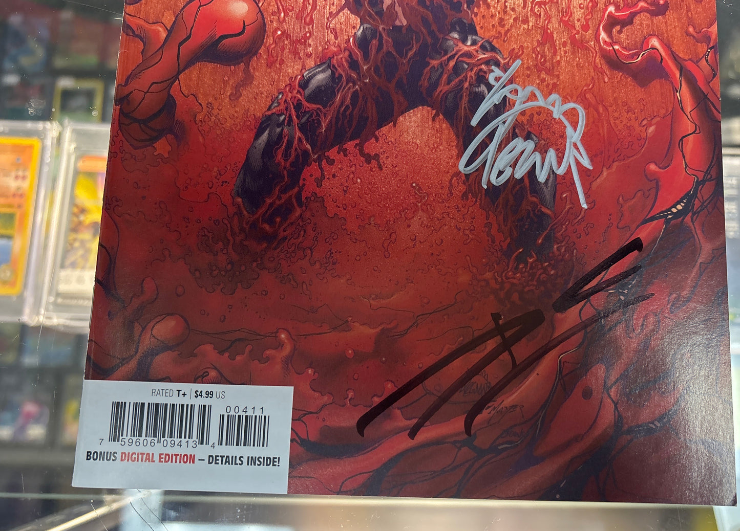 MARVEL ABSOLUTE CARNAGE #4 SIGNED BY DONNY CATES & RYAN STEGMAN W COA