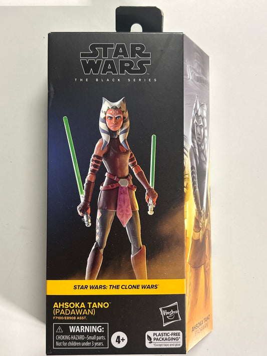 STAR WARS THE BLACK SERIES STAR WARS AHSOKA TANO (PADAWAN) EXCELLENT CONDITION