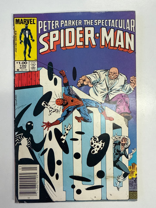 MARVEL COMICS PETER PARKER THE SPECTACULAR SPIDER-MAN SPOT COVER MCU