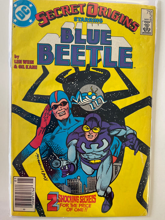 SECRET ORIGINS STARRING BLUE BEETLE #2 MAR 86 DC