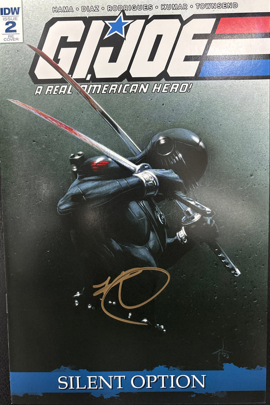 IDW GIJOE #2 SIGNED BY RAY PARK WITH CERTIFICATE OF AUTHENTICITY