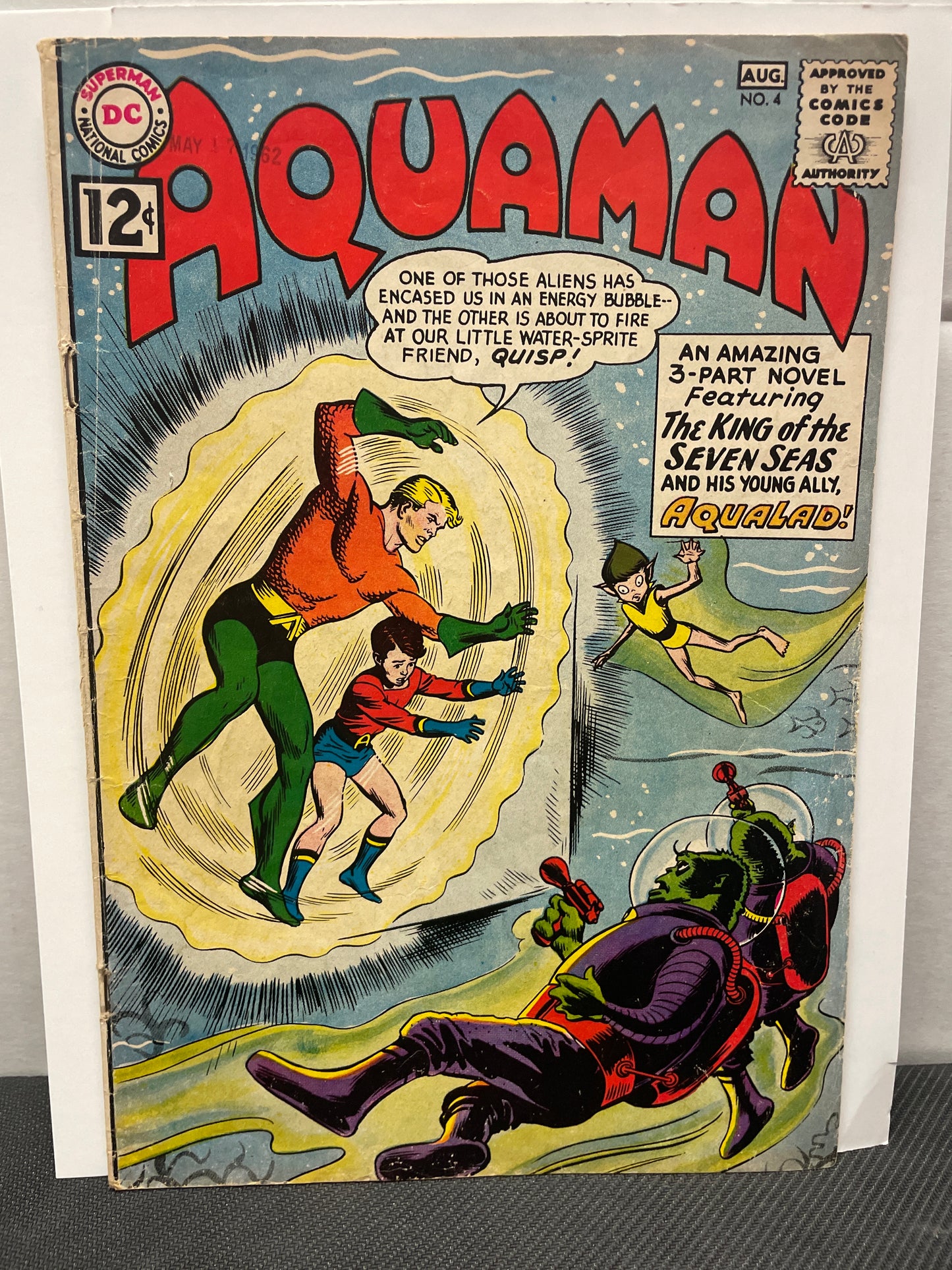 AQUAMAN #4 (1962 DC SILVER AGE NICK CARDY!) VG+