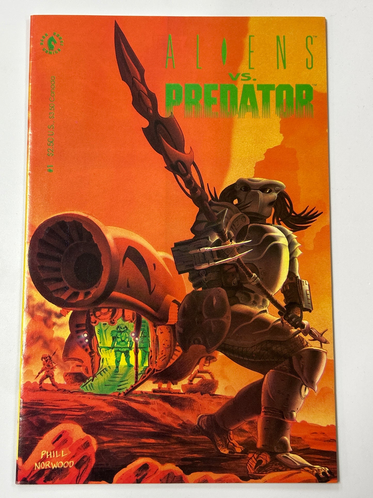 DARK HORSE COMICS ALIEN vs. PREDATOR #1 1990 NEAR MINT