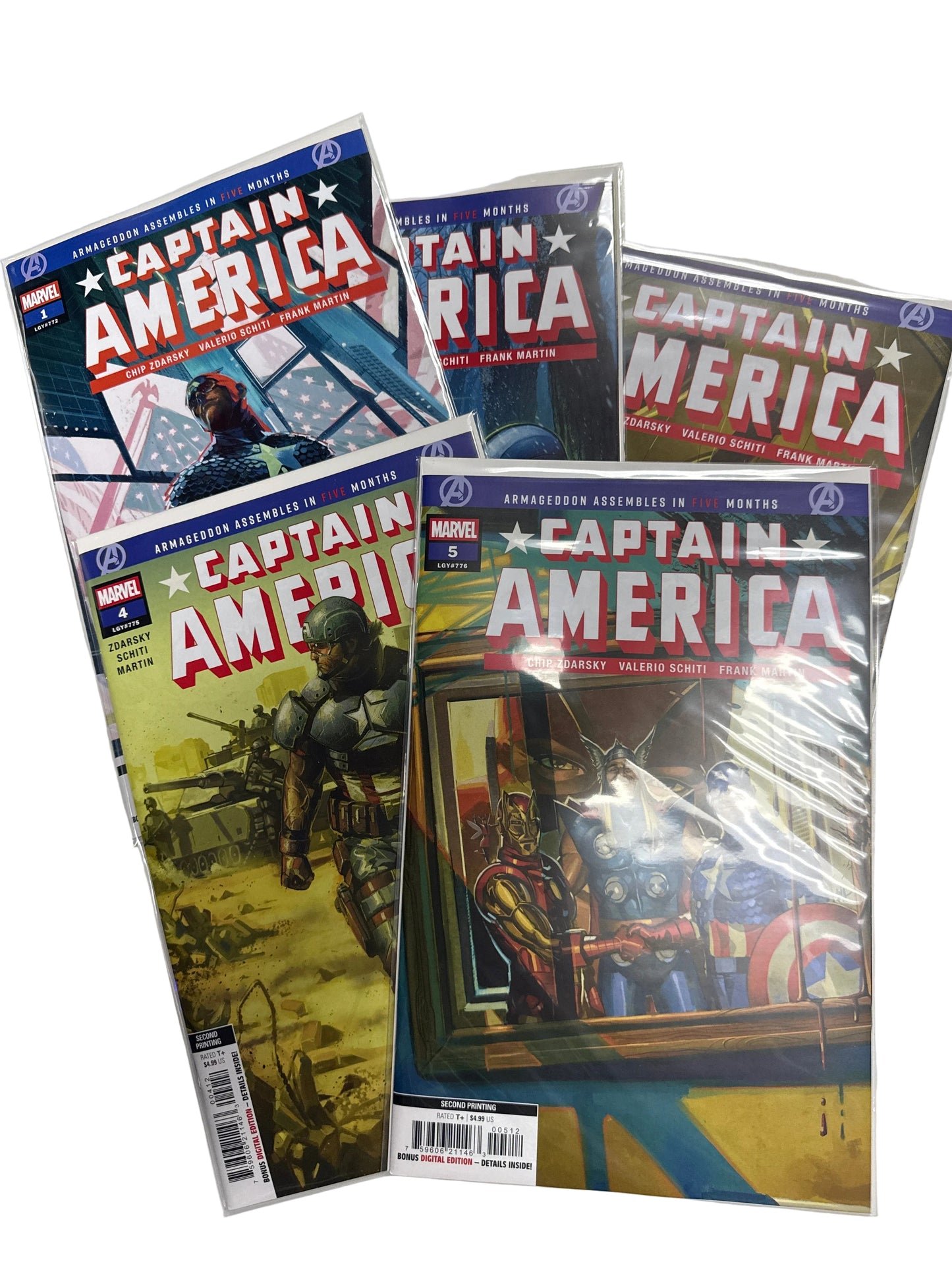MARVEL COMICS CAPTAIN AMERICA CATCH UP BUNDLE  #1-#5